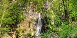 Cascade et ruines du Nideck