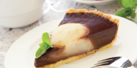 Recette de la tarte poires-chocolat