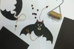 Fabrication d’un pantin « chauve-souris »